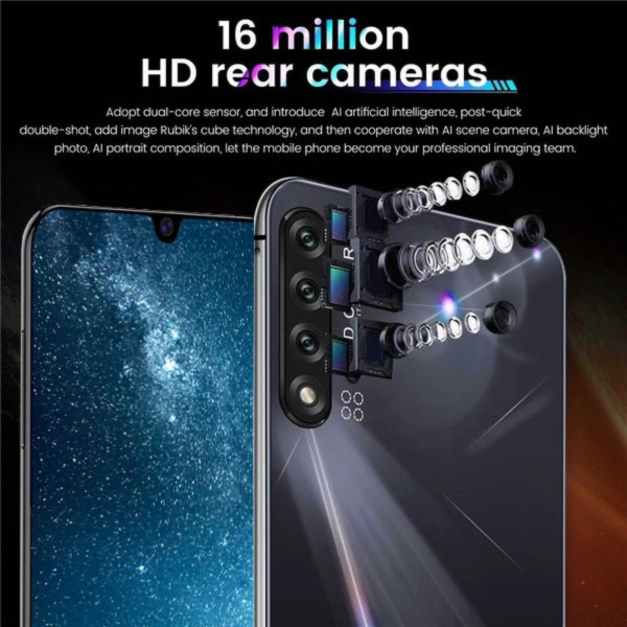 N5 Pro Ponsel 6 3 Inci 6 Gb 128gb Ponsel Pintar Android 9 1 Sim Ganda Lazada Indonesia