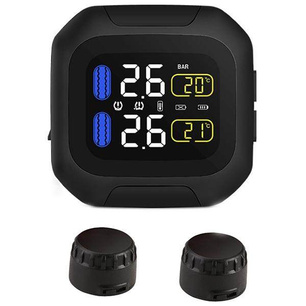 CAREUD M3 WI - H ไร้สายการตรวจสอบแรงดันยางรถยนต์ภายนอกชุดเช็นเซอร์ (สีดำ)