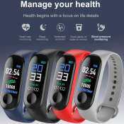 M3 Smart Band: Fitness Tracker with Heart Rate Monitor