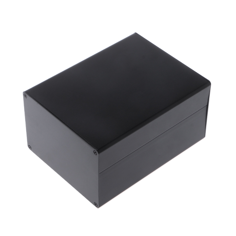 Vỏ nhôm diy dự án vỏ hộp mối nối điện 155x120x83mm đen