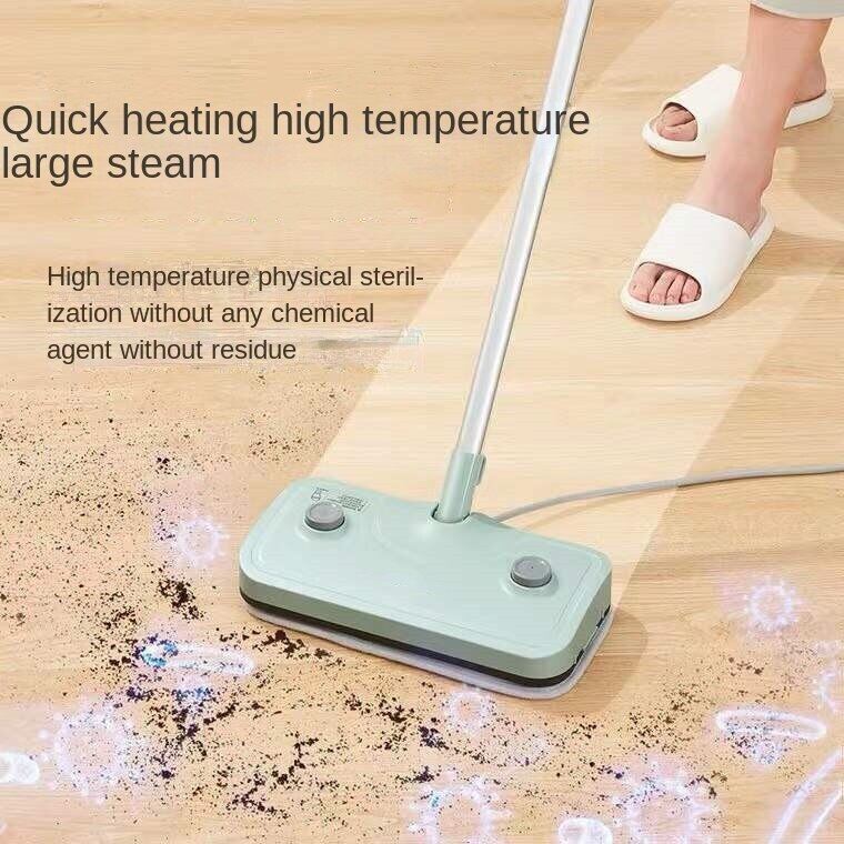 Steam Mop Household Multi-Ftion Electric Mop High Temperature Steam Cleaner Non-Wireless Mopping Machine Sweeping Artifact ราคา  1,144 บาท*ส่งฟรี