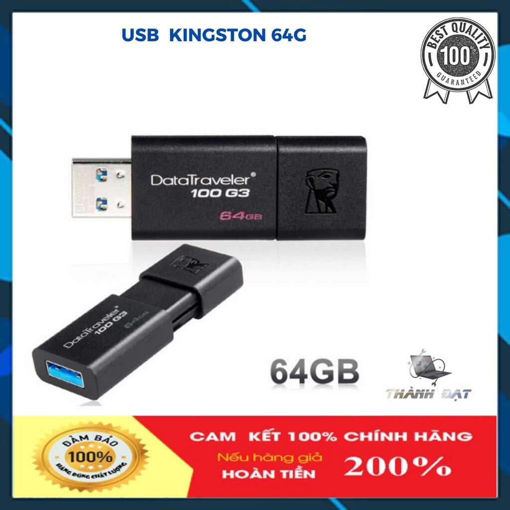 Usb ,usb kingston 3.0 dt100g - 64g - fpt