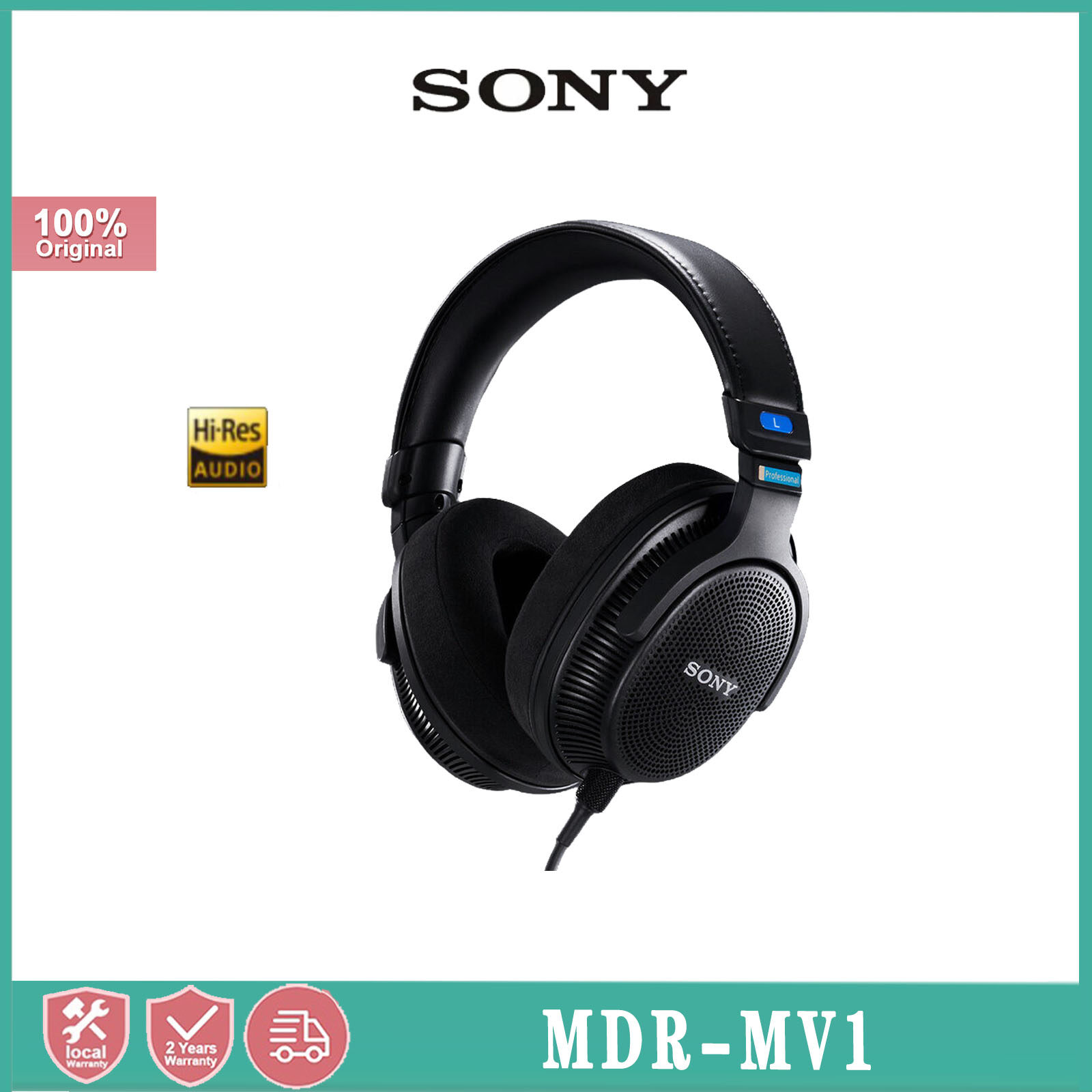 Sony MDR-MV1 Open Back Studio Headphones lightweight design ราคา 20,118 บาท*ส่งฟรี