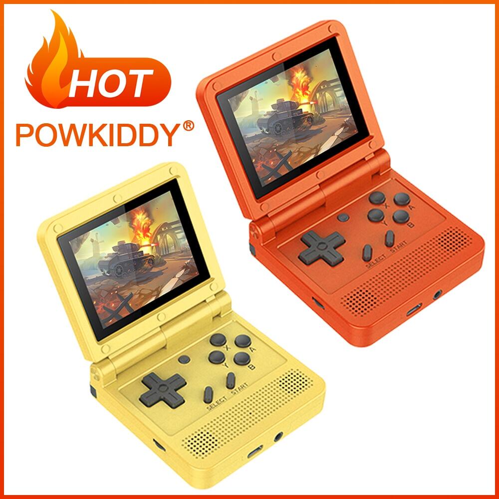 5 máy chơi game cầm tay lật retro powkiddy v90 máy chơi game cầm tay ips 3.0 inch máy chơi gameboy video mini bỏ túi trò chơi cổ điển 3000