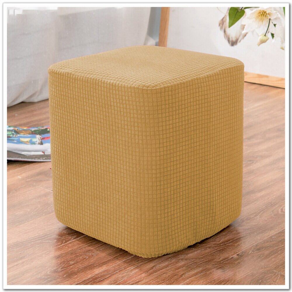 [Mới 2023] Ghế Kê Chân Ottoman Bọc Chân Ghế Ghế Sô Pha Hình Chữ Nhật Đế Chân Ghế Bọc Ghế Mềm Hình Trụ Vuông Bánh Quế Dày Đàn Hồi