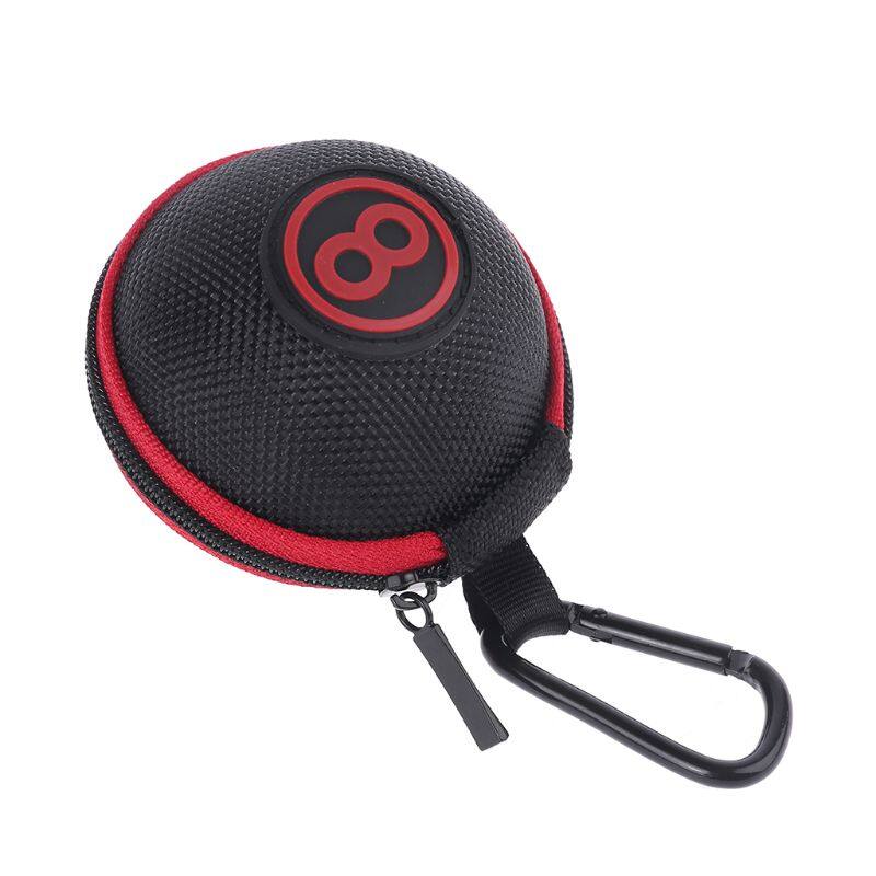 Ootdty Portable Billiard Cue Ball Bag Carrying Pool Training Balls Case Holder Billiards Protector Accessory