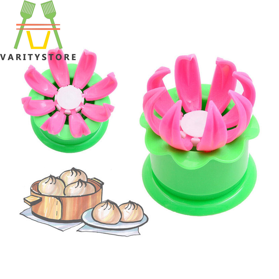 Diy khuôn làm bánh bao bánh bao dụng cụ nhà bếp khuôn ép bánh ngọt thịt dụng cụ nhà bếp dễ dàng