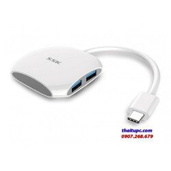 Bộ chia otg typec ra 4 cổng usb 3.0 ssk shu810