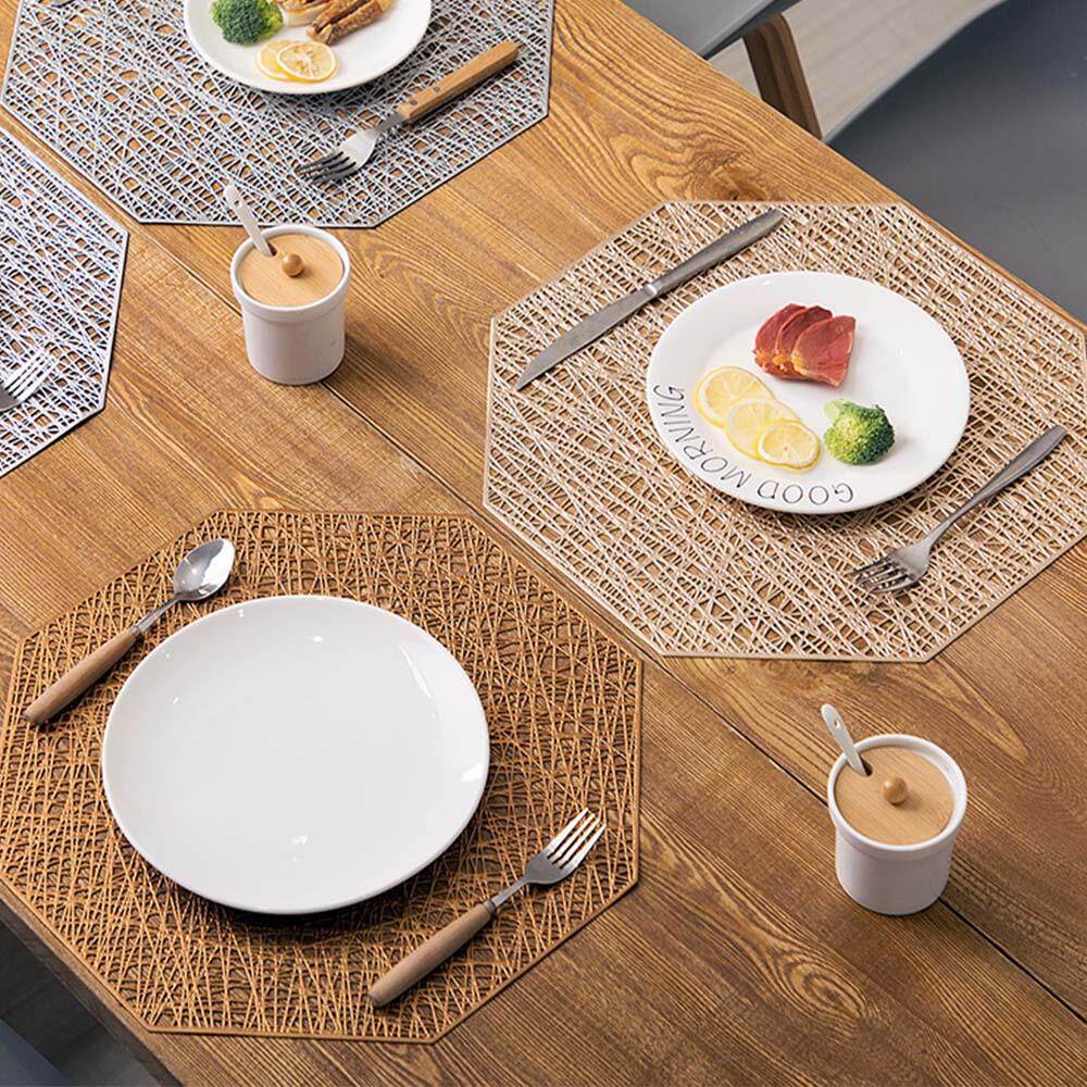 Thảm Trải Sàn Rỗng Hình Bát Giác Cho Bàn Ăn Thảm Trải Bàn Ép Cho Bữa Tiệc Ngày Lễ Trang Trí Bàn Ăn