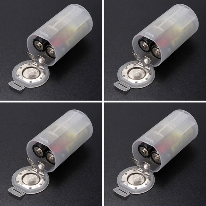 4 cái hộp đựng pin cỡ 2 * aa đến d bộ chuyển đổi pin 2aa sang d hộp chuyển đổi 2 bộ chuyển đổi aa