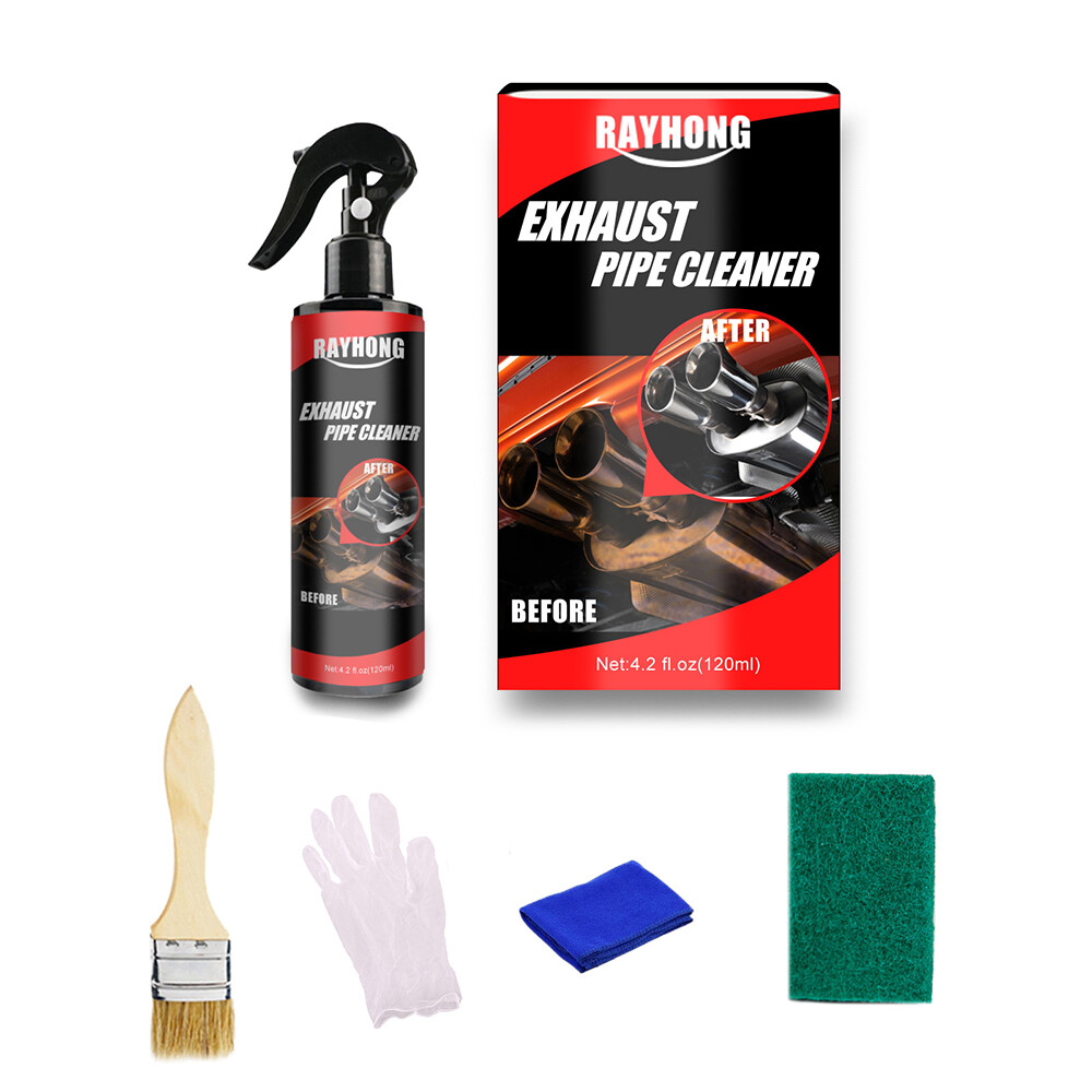 MARV Car Exhaust Pipe Cleaner Kit Rust Remover Multi-Purpose Metal Pipe Derusting Spray Car Motorcycle Maintenance 30/120ml New
