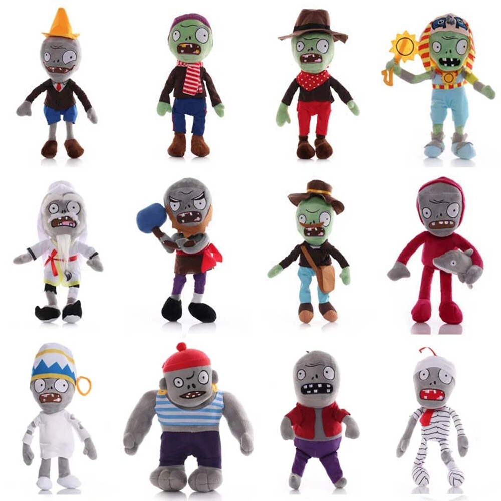 Eaura mũ cướp biển mềm đồ chơi nhồi bông vịt plants vs zombies quà tặng đồ chơi nhồi bông búp bê zombie pvz
