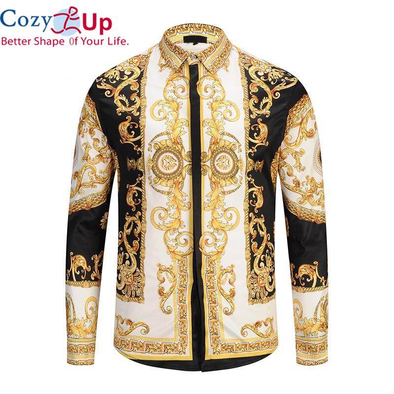 Áo Sơ Mi Nam Vàng Cozy Up In Mới Áo Thun Tay Dài Nam Tính Áo Sơ Mi Thời Trang