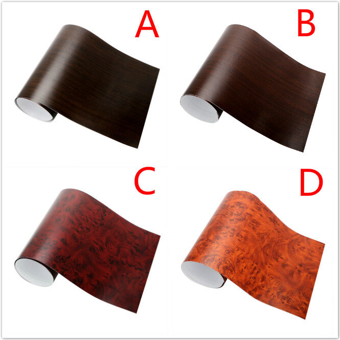 Tấm Dán Nội Thất Xe Hơi Vinyl Vân Gỗ Độ Bóng Cao 100*30CM
