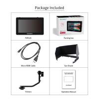 FEELWORLD F6 PLUS V2 6 Inch on Camera DSLR Field Monitor 3D LUT Touch Screen IPS FHD 1920x1080 Video Focus Assist Support 4K HDMI【New Version】