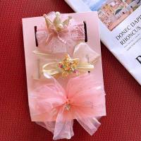 3Pcs/Set Cute Lace Bow Princess Baby Girls Headband Turban Flower Elastic Infant Newborn Hairband Baby Hair Accessories