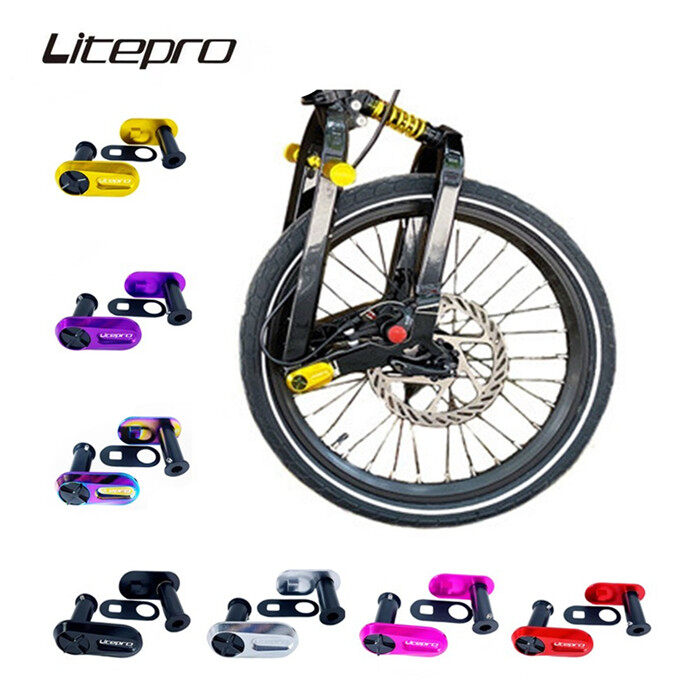 Litepro birdy trục quay phuộc trước xe đạp vít lõi trục sửa đổi bằng hợp kim nhôm cho birdy 2/3