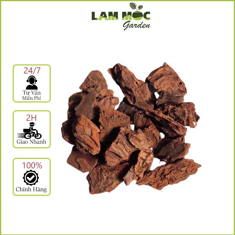 Vỏ thông giá thể trồng lan size 3-4 gói 1kg