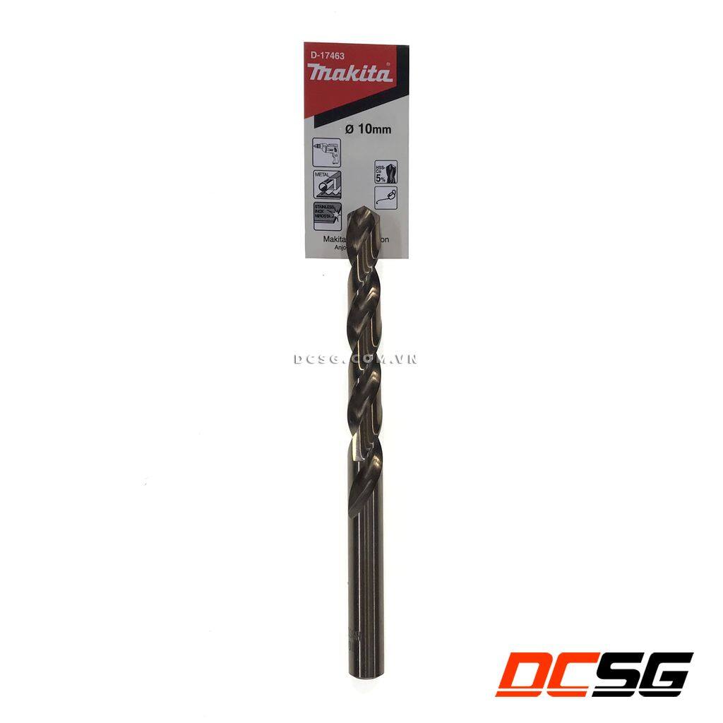 Mũi khoan inox hss-co 5% 10x133mm makita d-17463
