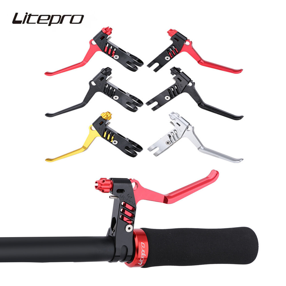 Litepro Cần Phanh Rỗng Bộ Phận Cần Phanh 80G V Hợp Kim Siêu Nhẹ Vòng Bi Đường Kính Tay Lái 22.2Mm Điểm Xoay Cho Xe Đạp Gấp BMX
