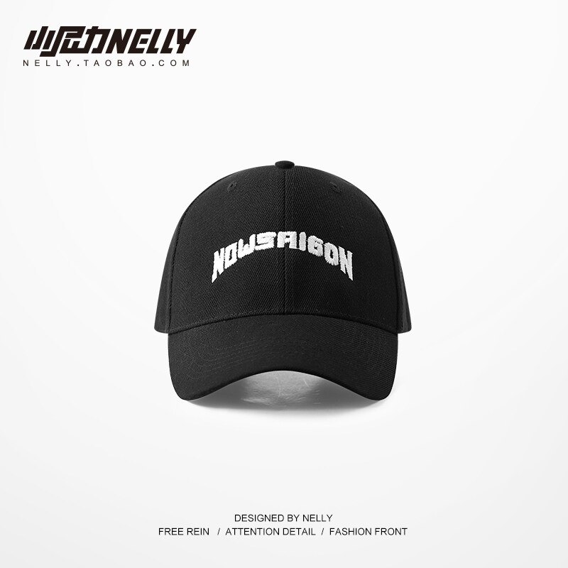 ins retro street simple letter embroidery peaked cap hip-hop couple adjustable curved edge baseball hat men and women high street trend imported new