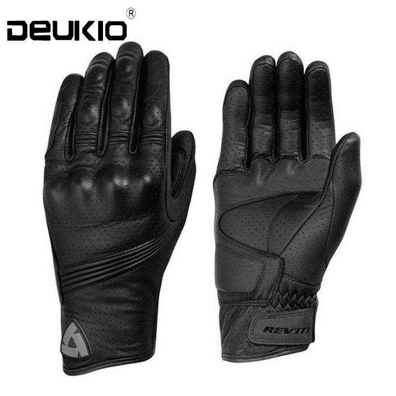 Waterproof Leather Protective Gloves for Motorcycle Downhill Cycling Racing