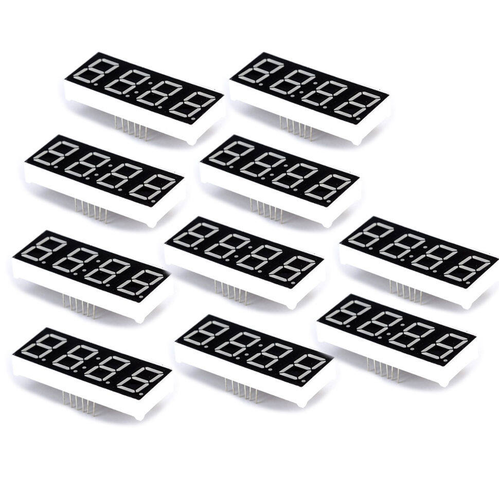Màn hình kỹ thuật số led màu đỏ 7 đoạn 0.56 inch bốn bit bảy đoạn 5 cái màn hình led 0.56 inch 4 bit cực âm chung/cực dương