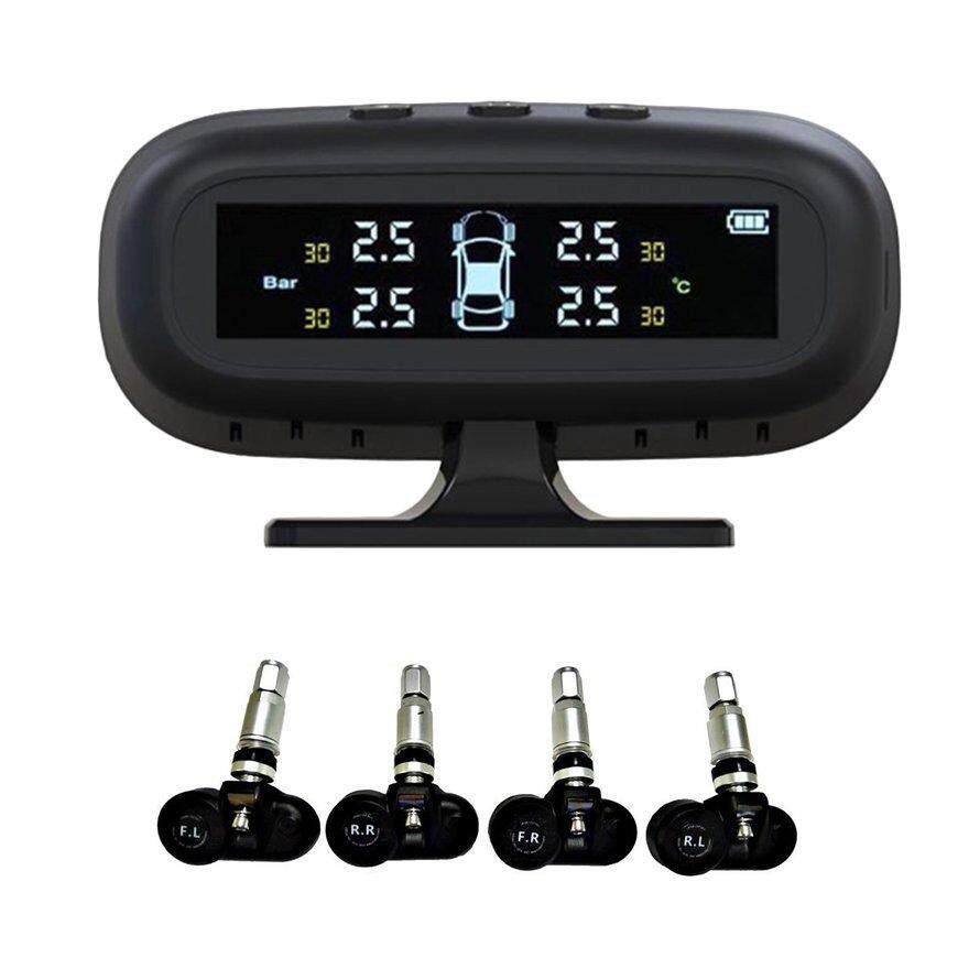 ขายดีไร้สาย USB รถแรงดันยาง TMPS ระบบควบคุมพลังงานแสงอาทิตย์เซ็นเซอร์ขับเคลื่อน