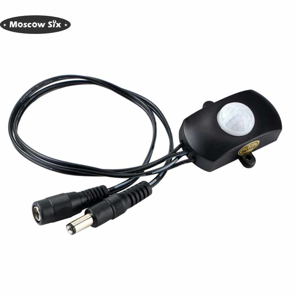 Cảm biến hồng ngoại điều chỉnh được uk chuyển động pir công tắc cảm biến dc 5-24v công tắc dò