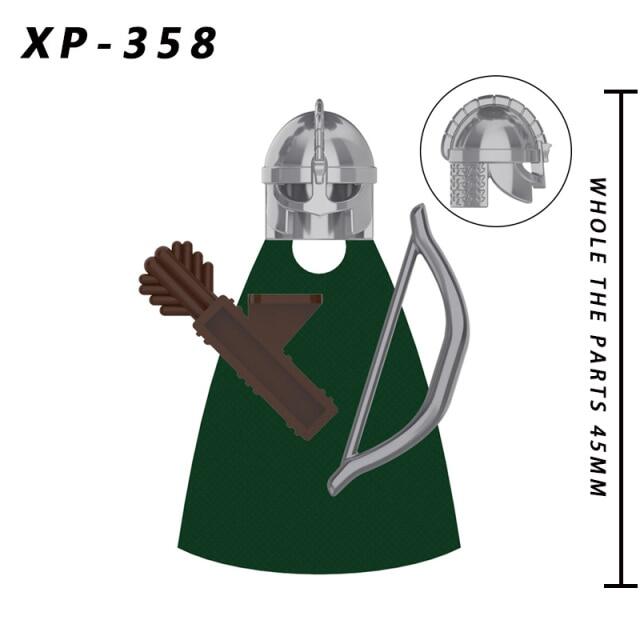 Koruit อัศวินโบราณ Lord Rohan นักรบหน้ากากหมวกกันน็อคอาวุธอุปกรณ์เสริมชุดตัวเลขอาคารบล็อกของเล่นเด็ก KT1046