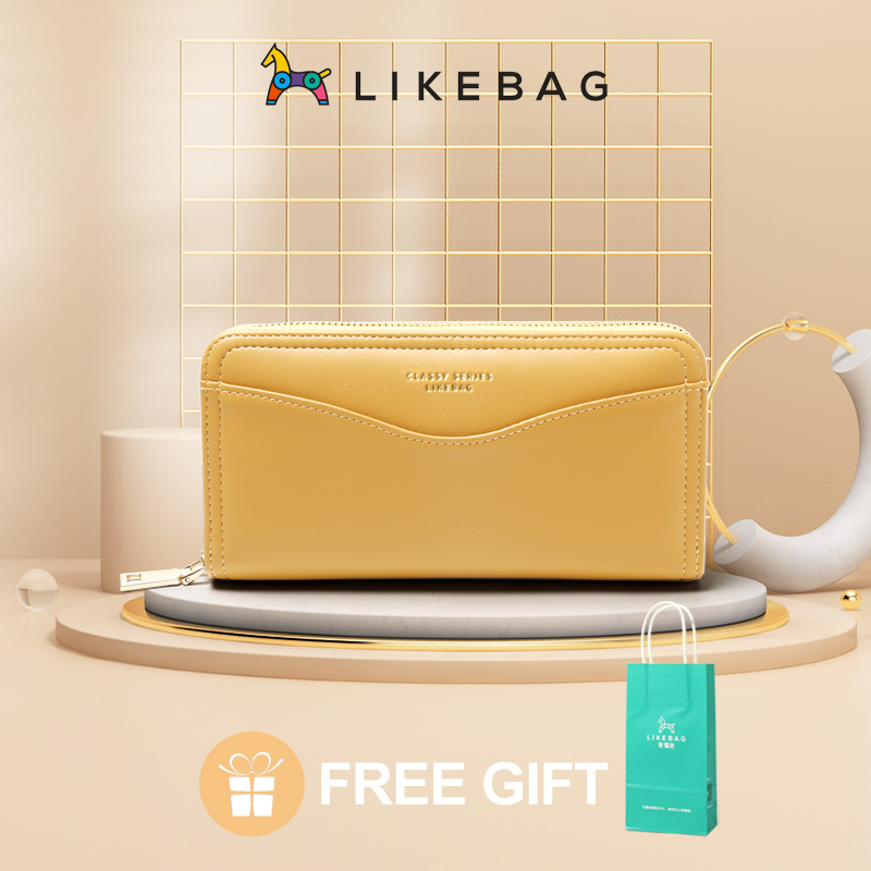 Ví đựng thẻ dài bằng da pu mềm cho nữ likebag