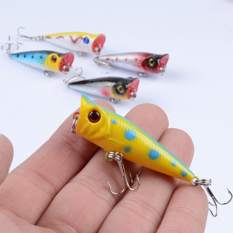 Mồi nhử câu cá nổi mồi nhử Mồi Câu Cá Mồi Câu Cá Bộ Mồi Câu Mồi Câu Cá lure umpan mancing 5cm/4.9g 1 cái Mồi Câu Cá gewang Mồi Câu Cá dụng cụ câu cá nước hàng đầu mồi plopper Popper mồi spinner phụ kiện câu cá mồi cho mồi Nhựa Câu cá Mồi Câu Cá