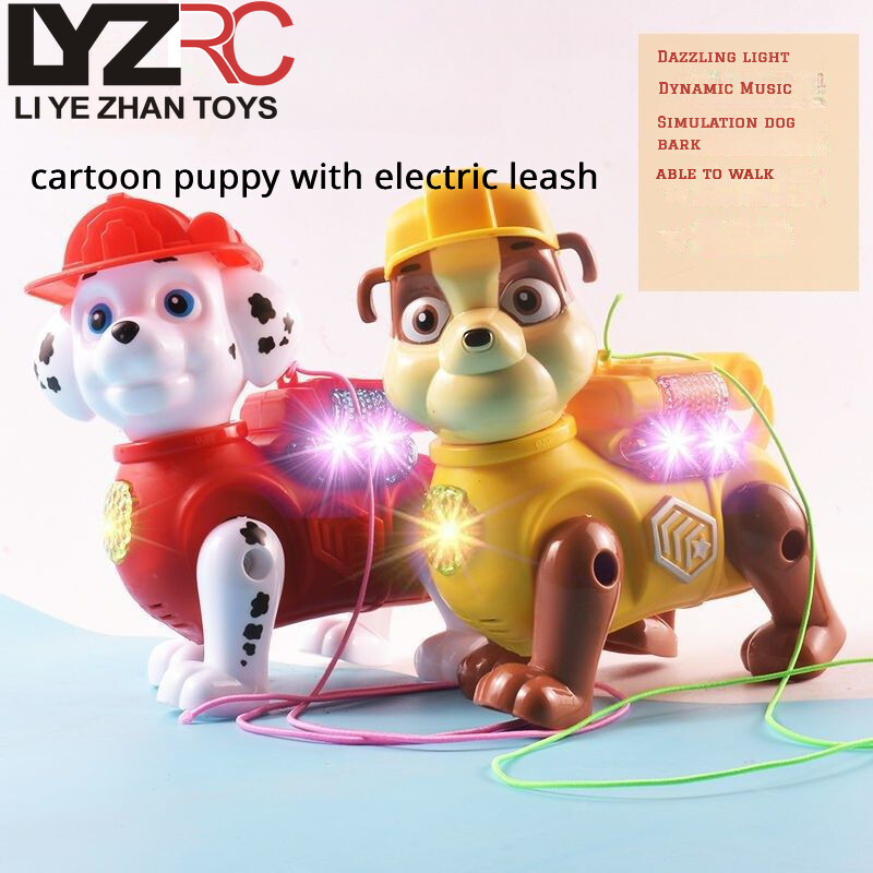 LYZRC Electric Dog Children s Luminous Music Wang Wang Dog Puzzle Toy Gift