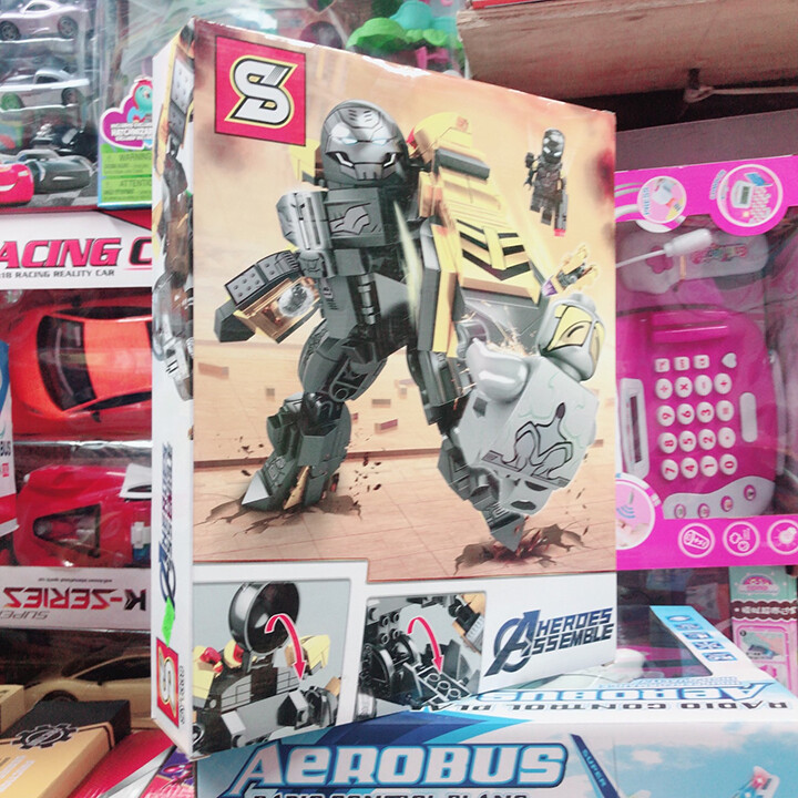 Quà Tặng Cho Bé - Lắp Ghép Robot Hero - 328 Mảnh - Đồ Chơi Trẻ Em Biabibo Store