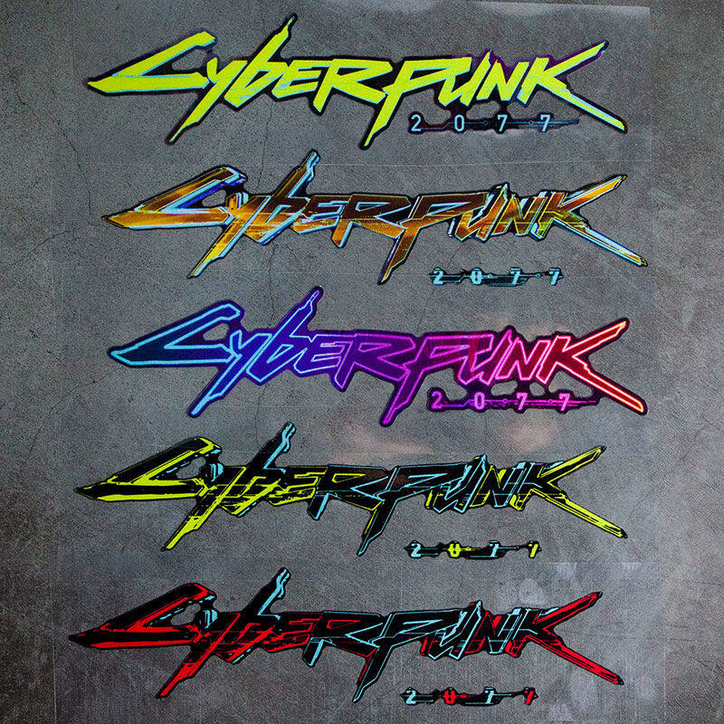 Jdm Sticker Cyberpunk 2077 Nhãn dán xe Cyberpunk xe mô tô điện Cơ Thể Sticker Máy Tính Trường Hợp St