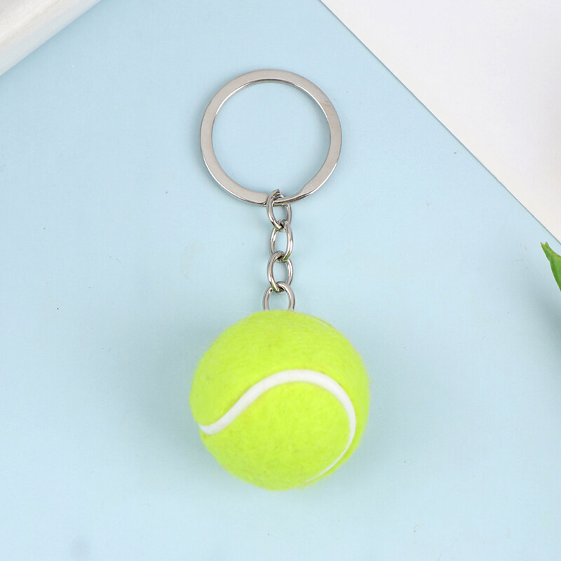 Hf 6 Màu Móc Chìa Khóa Bóng Tennis Móc khóa kim loại móc chìa khóa xe Móc