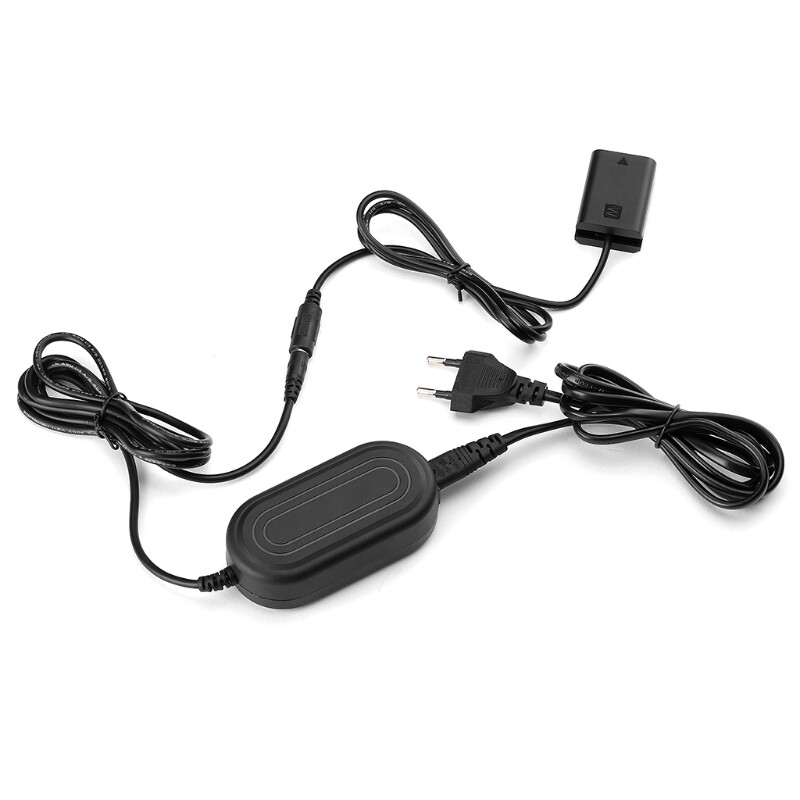 Thiết bị khử pin np-fw50, bộ chuyển đổi nguồn cắm chuẩn eu cho-máy ảnh sony a5100 a6500 a6400 a6300 a6100 a6000 a5000 a7s2 a55