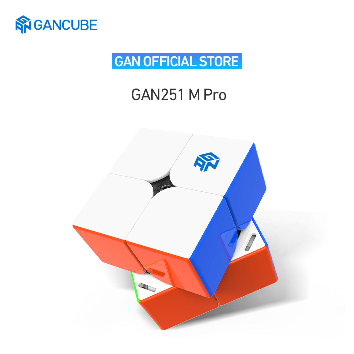 [GAN Official Store]GAN 251 M Pro 2x2 khối lập phương GAN Cube Khối tốc độ dành cho trẻ em Đồ chơi x