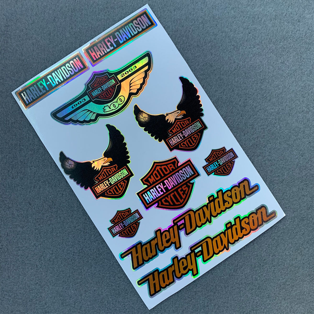 Đề can dán laser cho harley harley-davidson moto gp, dán hình xe mô-tô, xe máy