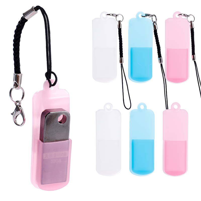 3 cái vỏ silicon cho ổ đĩa u vỏ bảo vệ ổ đĩa flash usb di động nắp đậy chống bụi có dây hộp đựng chống thất lạc