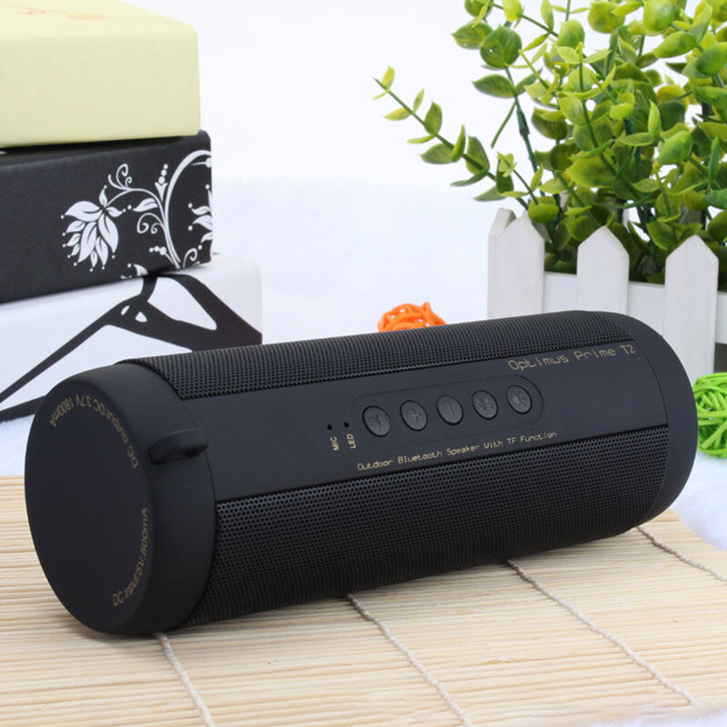 Loa siêu trầm bluetooth âm thanh chống nước ngoài trời loa thẻ di động có đèn pin