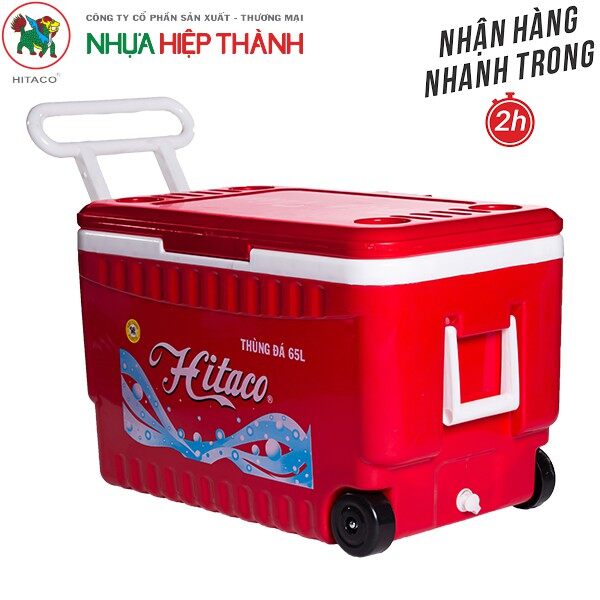 Thùng đá hitaco 65 lít hiệp thành cao cấp-kích thước: 67.0 x 40.0 x h 43.0 cm-giao nhanh 2h
