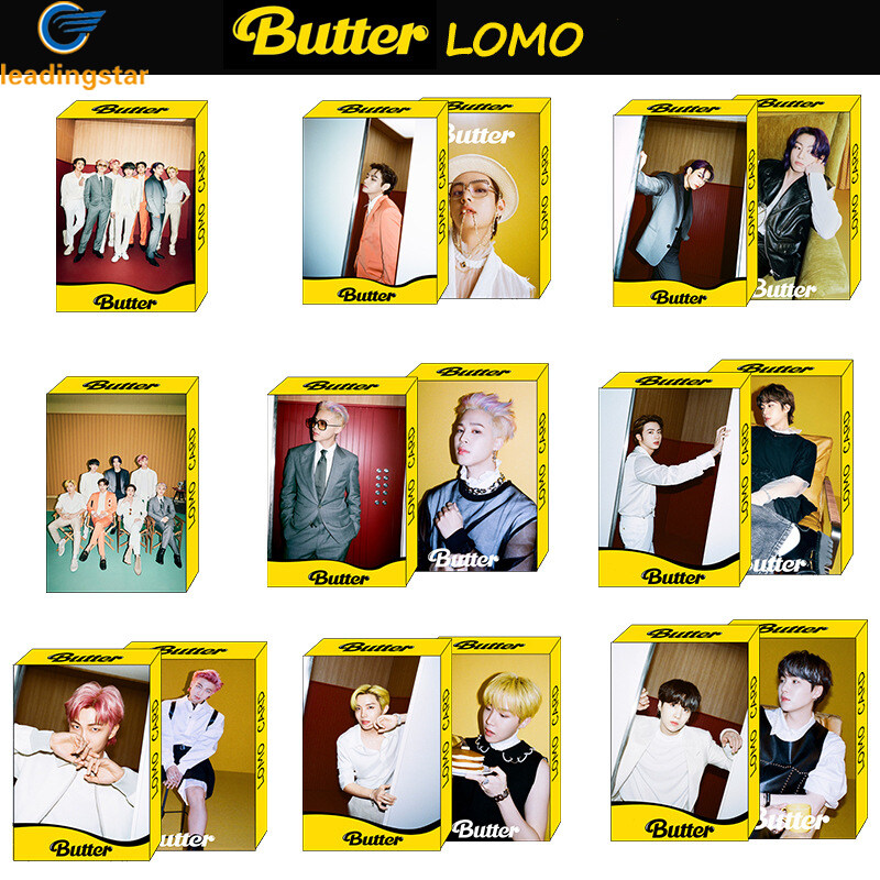 LEADINGSTAR 30pcs box BTS photocards 2021 Butter album Lomo Card Postcard