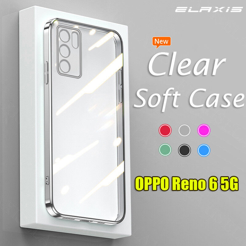 MAOGE Cover Trasparente Per Oppo Reno 8 Lite / 7 Lite / Reno 7Z – Custodia 360° Con Protezione Schermo Integrata, Antigraffio, Resistente, Rossa