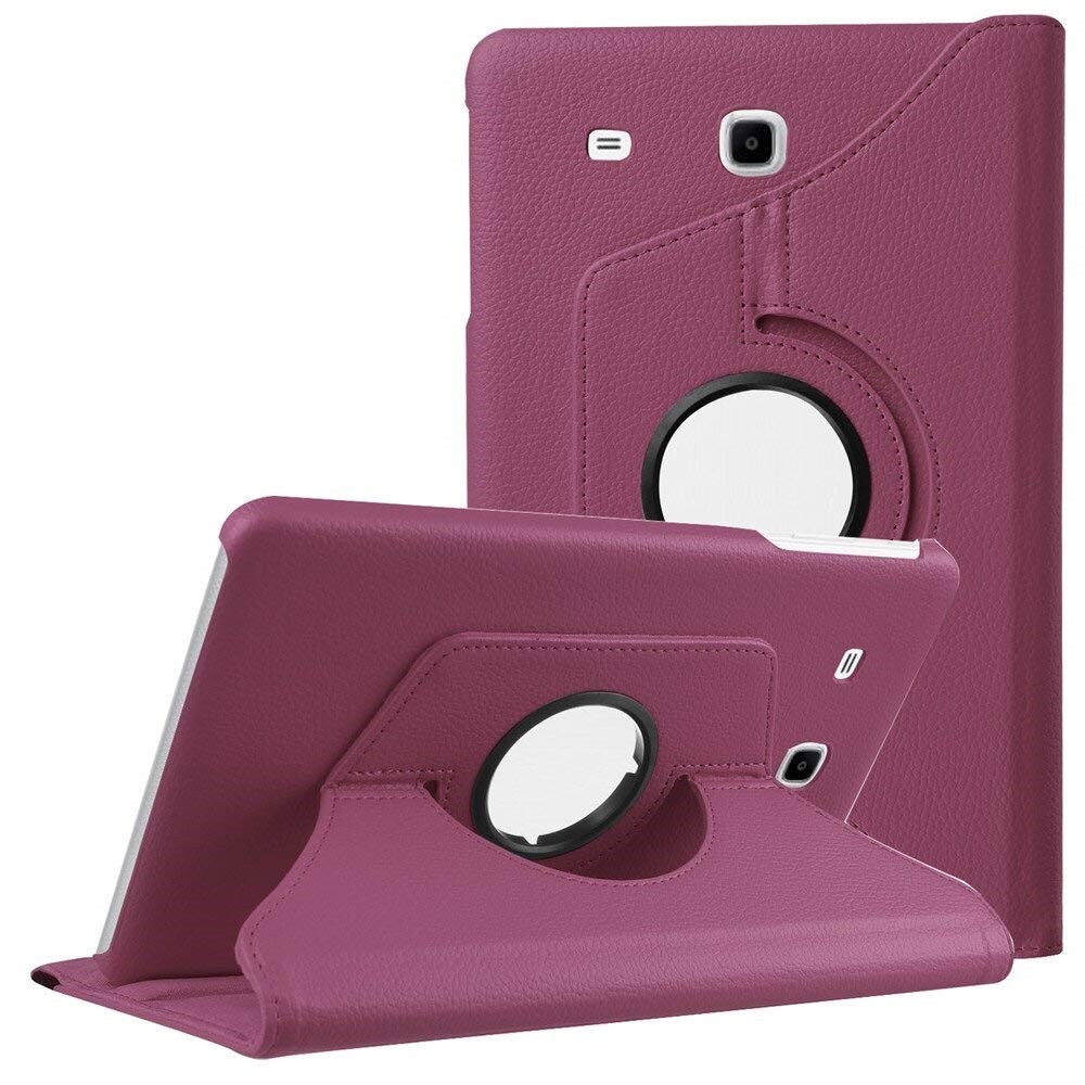 [KRETT case] PU Flip Case Cover For samsung galaxy tab e 9.6 case T560 360 Degree Rotating Case For samsung galaxy tab e 9.6 case T561