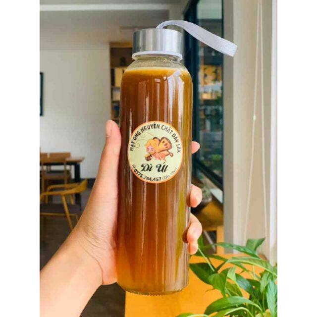 10 chai thủy tinh có dây xách 500ml kèm nắp nhôm cao cấp