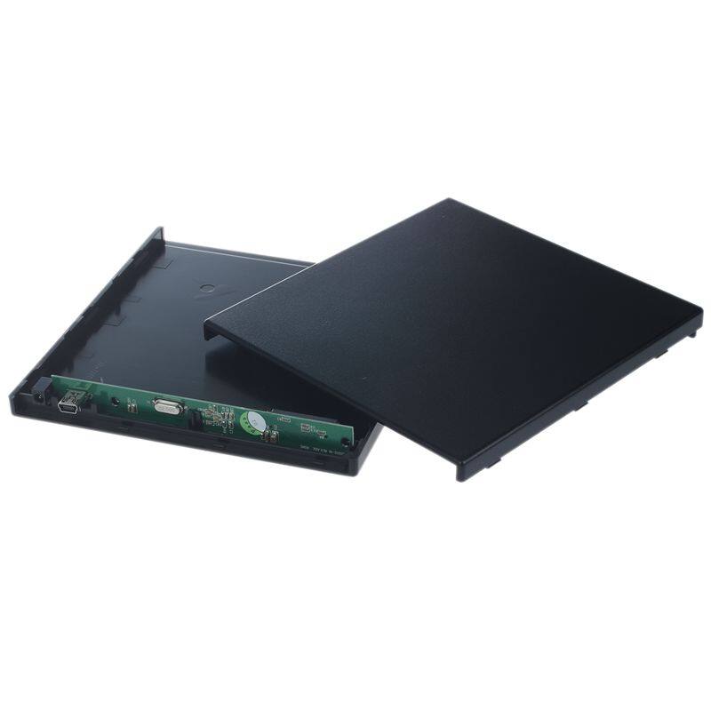 Laptop USB to IDE CD DVD RW ROM External Case Enclosue