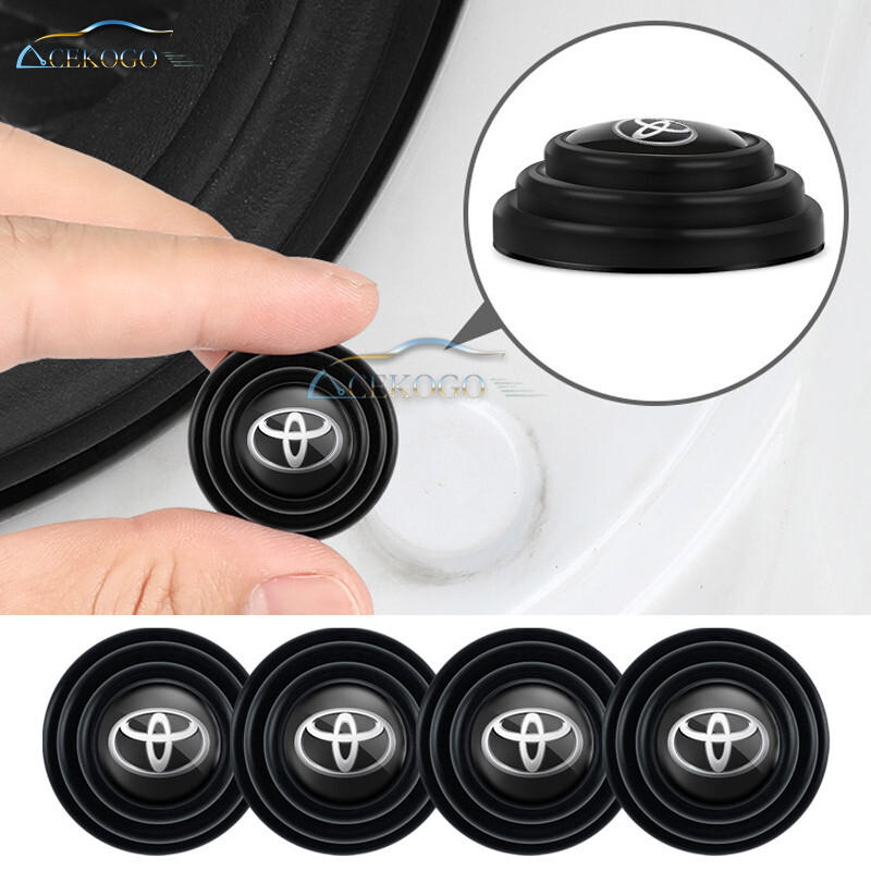 ACEKOGO 1Pc Toyota Car Door Shock Absorbing Gasket Sound Insulation Pad Shockproof Thickening Cushion Stickers for vios rush raize big body wigo hilux hiace commuter corolla cross Calya wish sienta supra estima noah avanza prius innova Dyna Harrier ราคา 8 บาท*ส่งฟรี