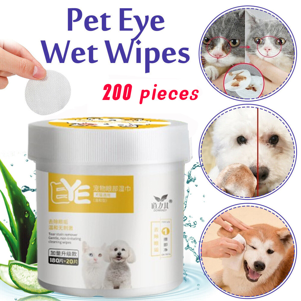Pet Cleaning Wipes Towel Wet Wipes For Pet Grooming Eye Tear Stain Remover