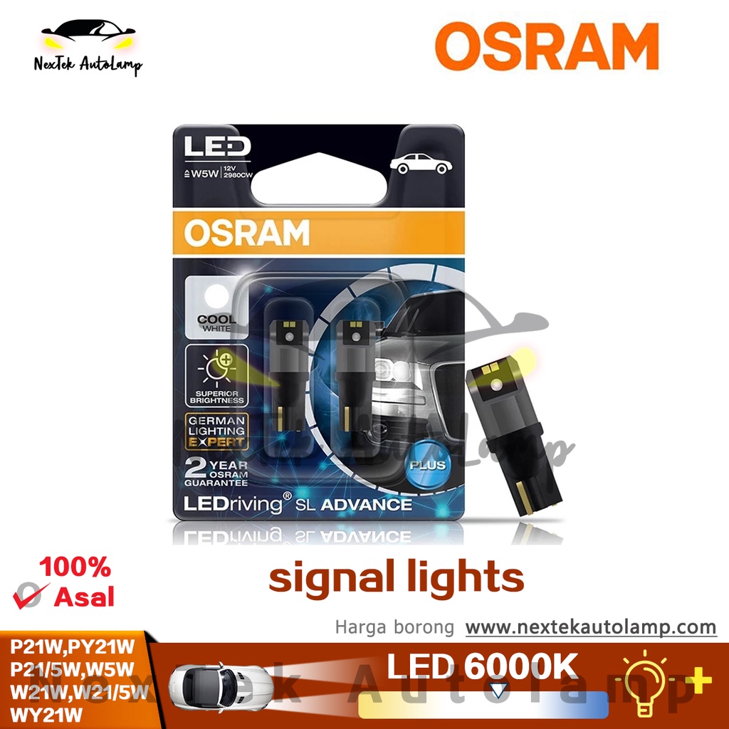 Osram led p21w t20 t10 py21w wy21w p21/5w ledriving tín hiệu ánh sáng